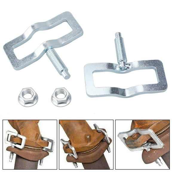 LiLiang Car Modified Exhaust Manifold Clamp Repair Kit for Ford Hush 8001 FC8001 V8 & V10 Trucks