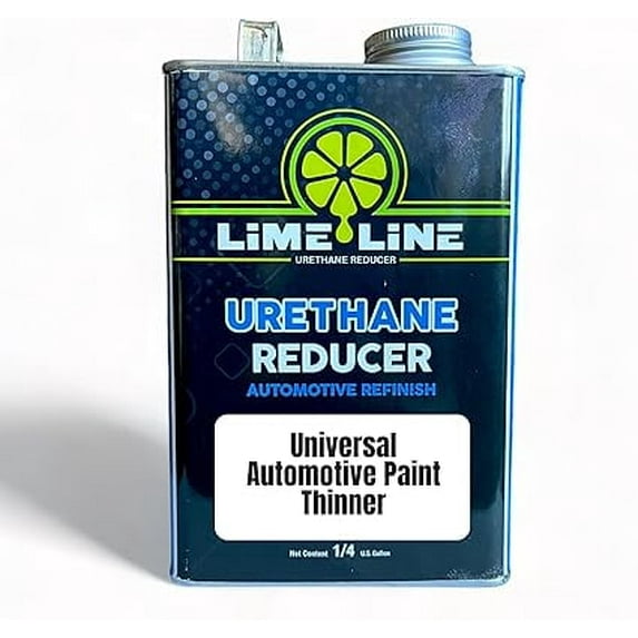 LiME LiNE Automotive Grade Urethane Reducer for thinning Automotive Basecoat and Primer 1 Quart - 1/2 Gallon - 1 Gallon