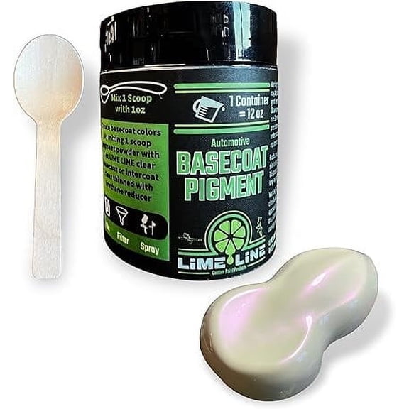 LiME LiNE Base Coat Maker Pigment Powder, Automotive Grade, Basecoat - Ghost Purple Pearl