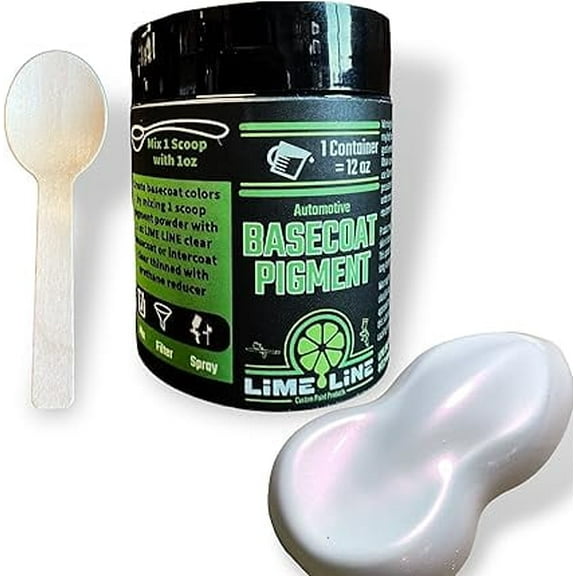 LiME LiNE Base Coat Maker Pigment Powder, Automotive Grade, Basecoat - Ghost Red Pearl