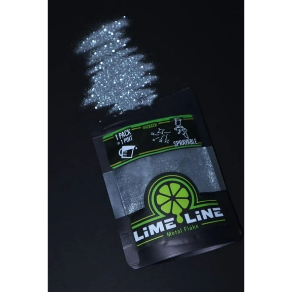 LiME LiNE Sprayable Automotive Metal Flake for Custom Paints - LiME LiNE