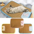 LiMimmuu Cat Bed Pet Cushion Cartoon Pattern Nonslip Pet Mat Soft