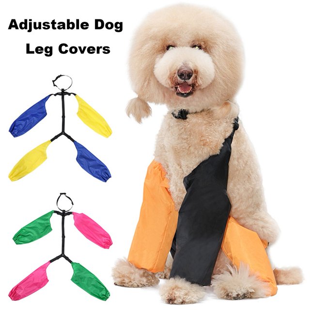 LiMimmuu Pet Leg Warmers Dog Leg Muffs Adjustable Pet Leg Sleeves