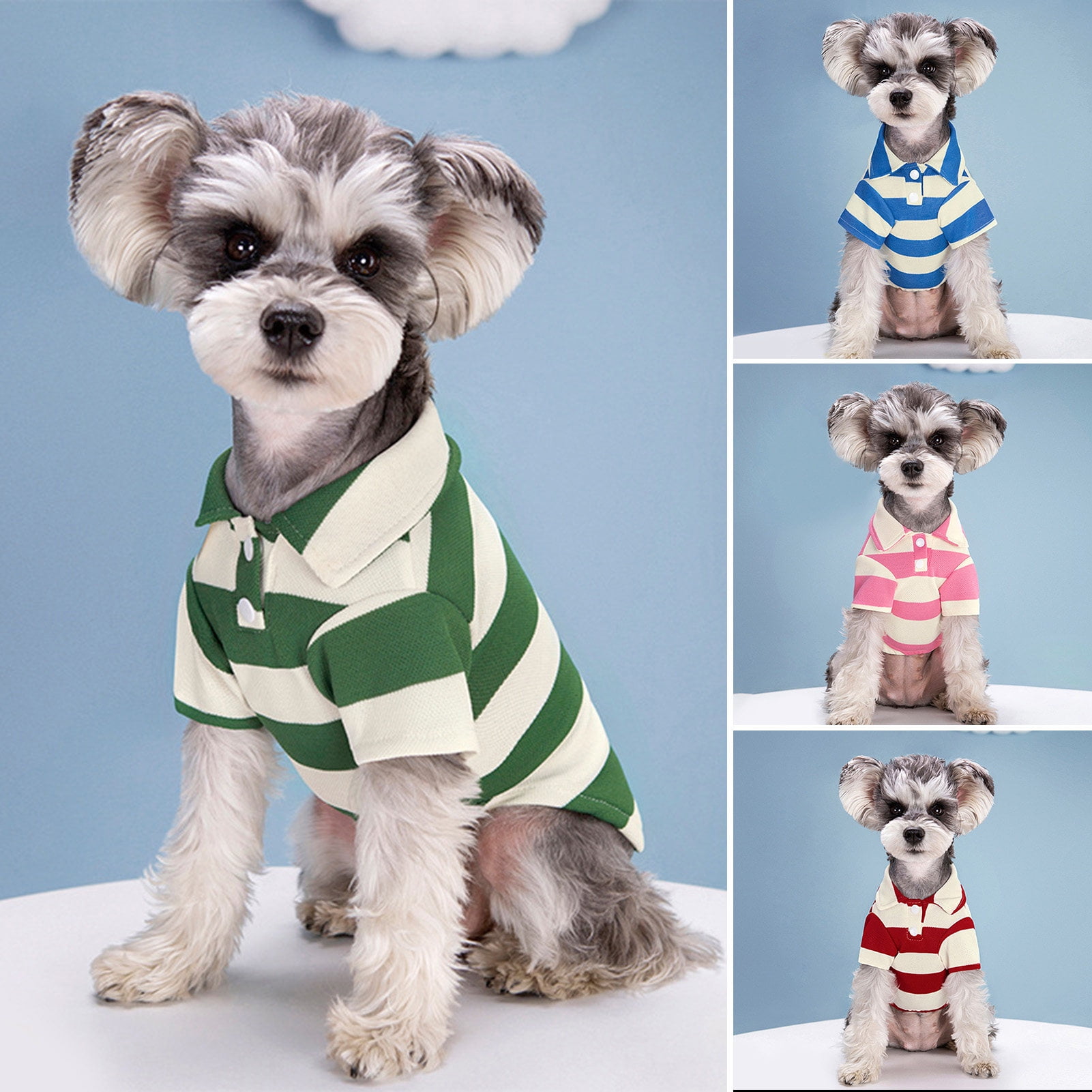LiMimmuu Pet Vest Dog Striped TShirt Soft Breathable Dog Vest Pet Vest