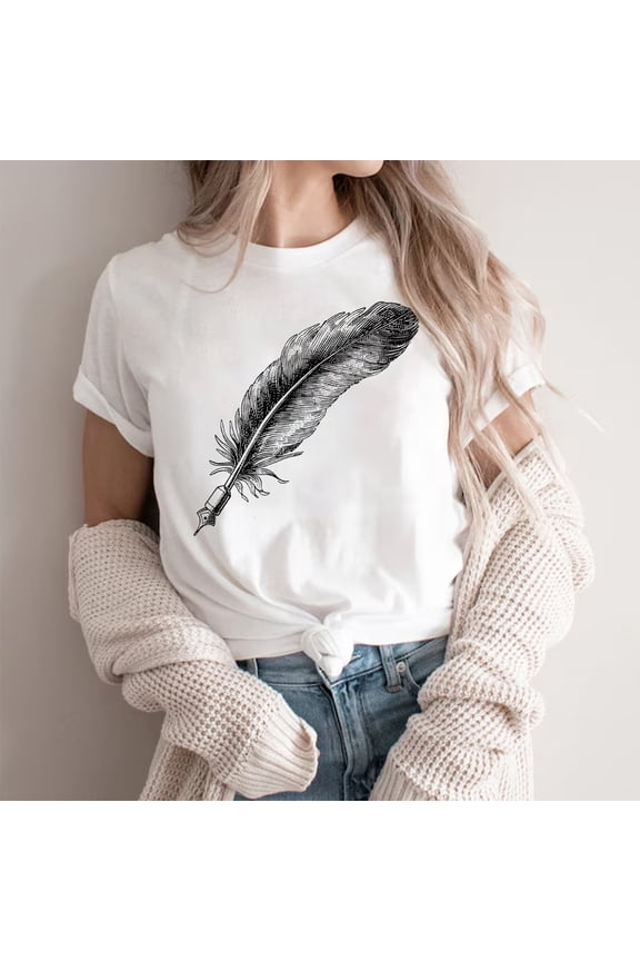 Cute Short Sleeve Tops Womens Tops Dressy Casual Plus Size Womens Graphic T-Shirts Loose Fit Flowers Plus Size T Shirts Reorders