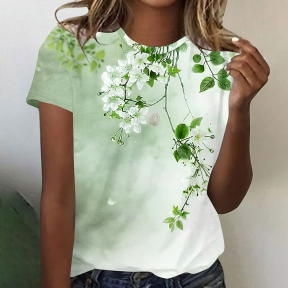 LiMoi Short Sleeve Shirt Tshirts Shirts Vintage Tshirts Shirts for Women Graphic Plus Size Shirts for Women Loose Fit My Orders