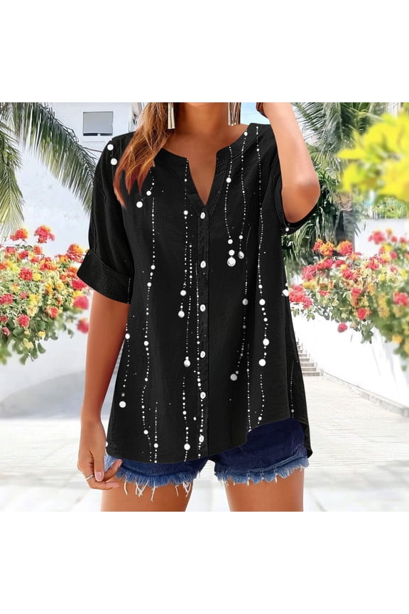 Short Sleeve Shirt for Women Womens T Shirts Floral Shirts for Women Y2k Plus Size T Shirts Items Ordered by Me