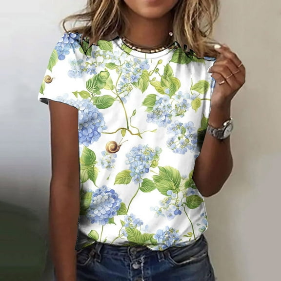 LiMoi Short Sleeve Shirt for Women Dressy Womens Vneck T Shirts for Women Graphic Trendy Oversized Top New Arrivals