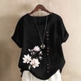 thumbnail image 1 of LiMoi Short Sleeve Shirts for Women Work T Shirts Vintage Tshirts Shirts for Women Graphic Plus Size Tee Shirts My Order, 1 of 4