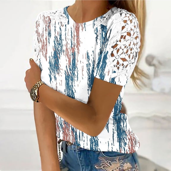 LiMoi Short Sleeve T Shirts for Women Plus Size Womens Tops Trendy Summer Oversized Tshirts Plus Size Tops My Order