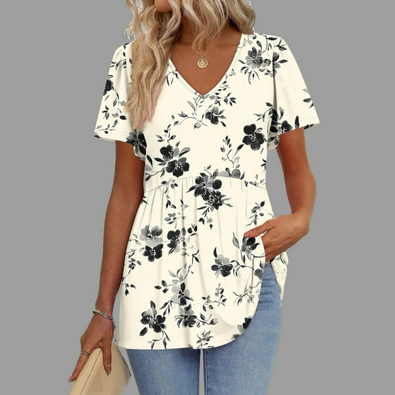 LiMoi Short Sleeve Tee Shirts T Shirts White Womens T Shirts for Women Loose Fit Get it Fast