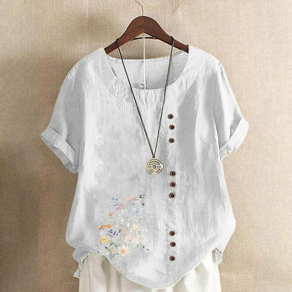 LiMoi Short Sleeve Tops T Shirts for Women Trendy Summer Oversized Tshirts for Women Graphic Western Oversized Tshirts for Women Reorders