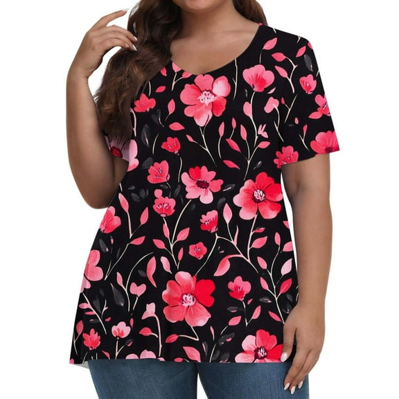 LiMoi Short Sleeve Womens Shirts Cotton T Shirts Graphic Tshirts Shirts for Women Vintage Oversized Tshirts My Items