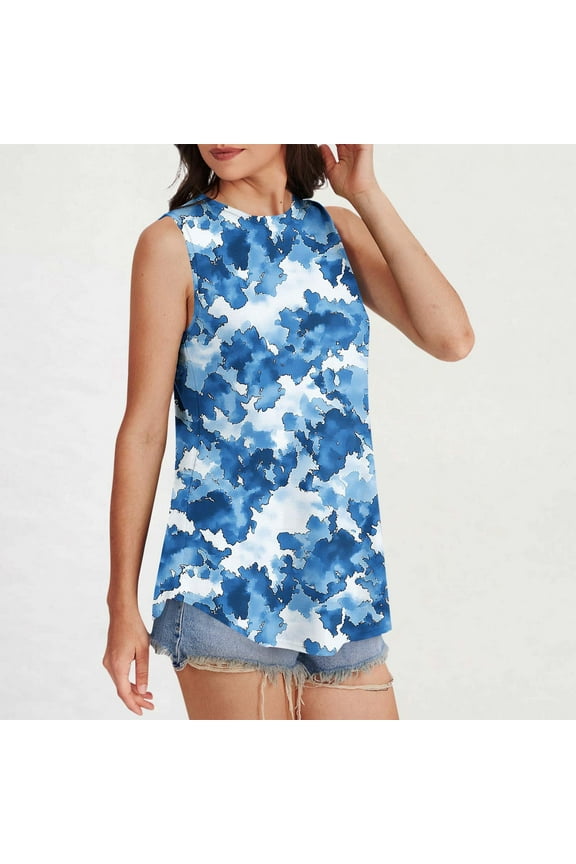 Sleeveless Tops for Women Summer Womens Plus Size T Shirts My Items Graphic T Shirts Oversized Tshirts 4x