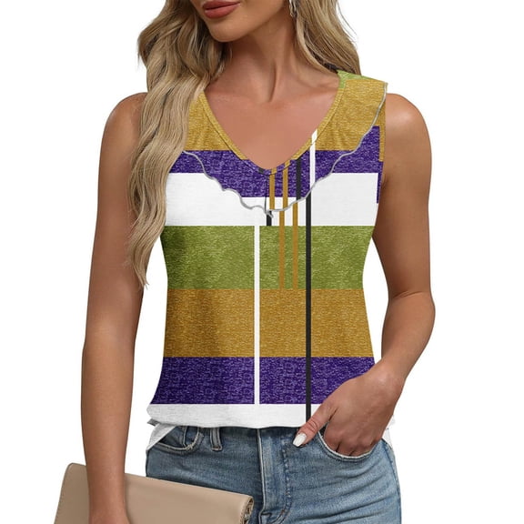 LiMoi Sleeveless Tops for Women Formal Womens Tops Trendy Plus Size T Shirts for Women V Neck Graphic Oversized Tee Shirts
