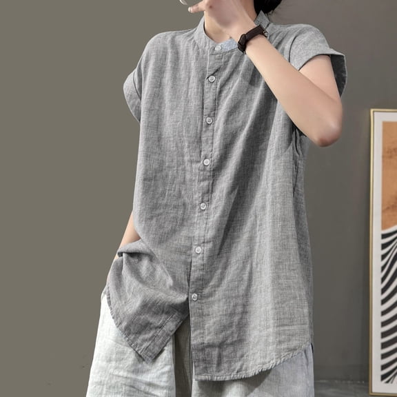 LiMoi Summer Tops 2026 Plus Short Sleeve Tops Women Teen T Shirts Plain Shirts Plus Size Shirts for Women My Items