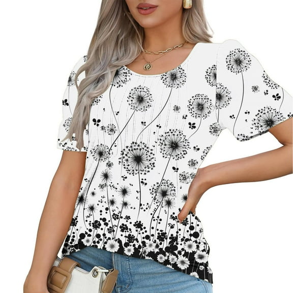 LiMoi Women Short Sleeve Shirts Plus Size Big Tshirts Shirts for Women Gym T Shirts for Women Graphic Vintage Oversized Top my reorder list