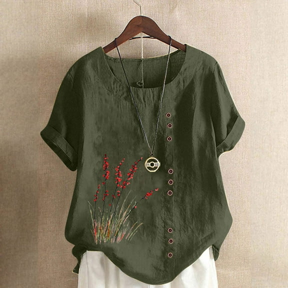 LiMoi Women Short Sleeve Tops Plus Size Tshirts Shirts Printed Tops for Women Casual Plus Size Tee Shirts Items Ordered by Me