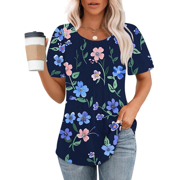 LiMoi Womens Shirt Short Sleeve Fitted Gym Tshirts Shirts for Women Print V Neck T Shirts for Women Plus Size T Shirts New Arrivals
