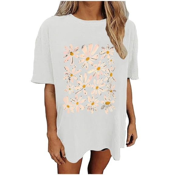 LiMoi Womens Shirts Short Sleeve Button down Womens T Shirts Vneck Workout Oversized Graphic T Shirts Tops Get it Fast