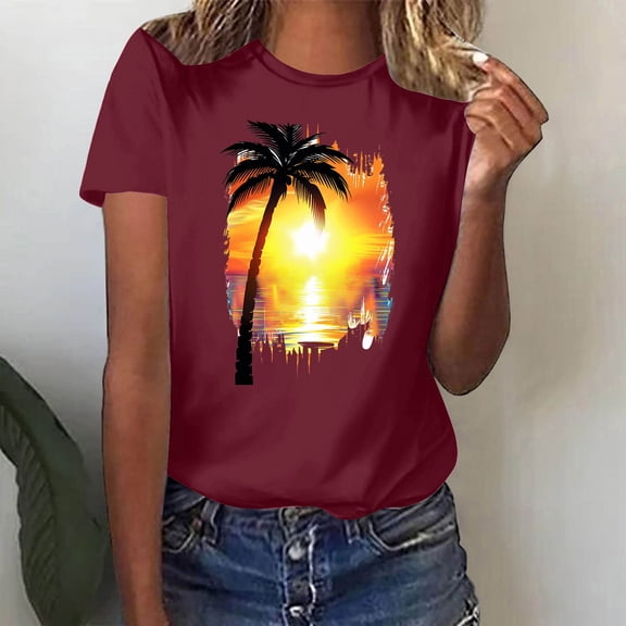 LiMoi Womens Shirts Short Sleeve Cotton Big Tshirts Shirts for Women Gym T Shirts for Women Graphic Trendy Oversized Tops for Women Cotton Get it Fast