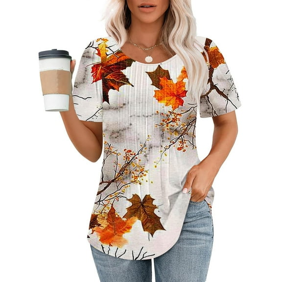 LiMoi Womens Shirts Short Sleeve Summer T Shirts for Women Graphic Teen Oversized Tshirts Reorder Items