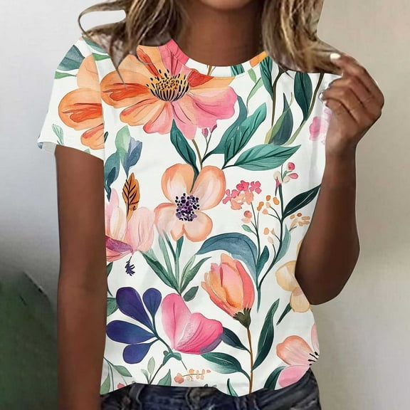 LiMoi Womens Short Sleeve T Shirts V Neck Tshirts Shirts for Women V Neck Graphic T Shirts Get it Fast