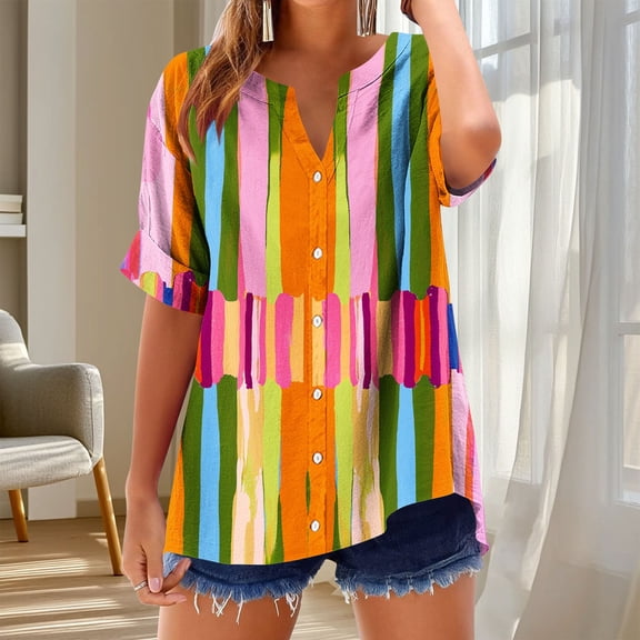 LiMoi Womens Short Sleeve Tops Dressy Womens T Shirts Multi Women Graphic Cute T Shirts Funny Tees Plus Size Tops My Orders