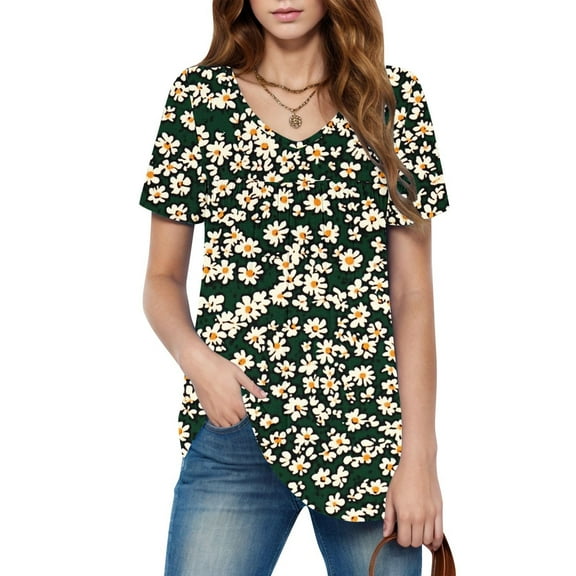 LiMoi Womens Short Sleeve Tops Trendy T Shirts for Women Trendy Boho Women Graphic Cute T Shirts Funny Tees Plus Size T Shirts My Items Ordered