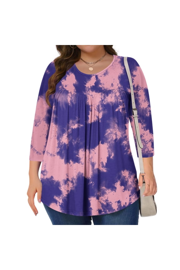 Womens Summer Tops 2026 Trendy Short Sleeve V Neck Womens 3/4 Sleeve T Shirts Cheap Oversized Tshirts for Women Womens Tie Dye Clothes my reorder list