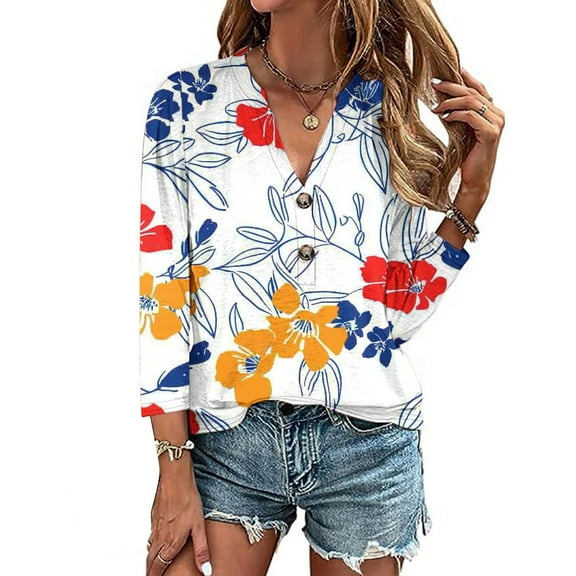 LiMoi Womens T Shirts Loose Fit Womens Tops 3/4 Length Sleeves Tops for Women Tshirts Shirts for Women Graphic Gym items ordered by me