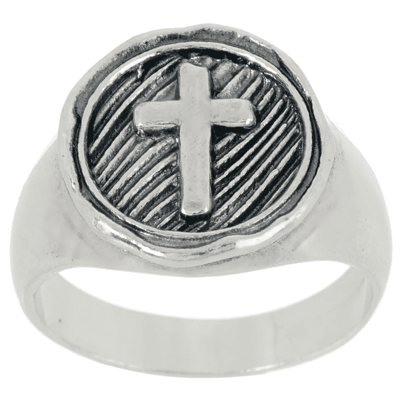 Or Paz Sterling Silver Signet Ring, Size 7