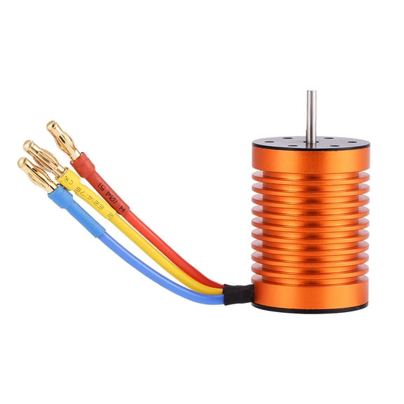 LiPo 2 Poles Sensorless Motor Remote Control Accessory For 1/10 RC Car Boat 9T-4370KV