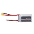 thumbnail image 1 of LiPo Battery 25C 900mAh XT30 Connector Stable Powerful Performance RC Battery Pack for RC Fix Wing Helicopter Airplane 2S 7.4V, 1 of 5