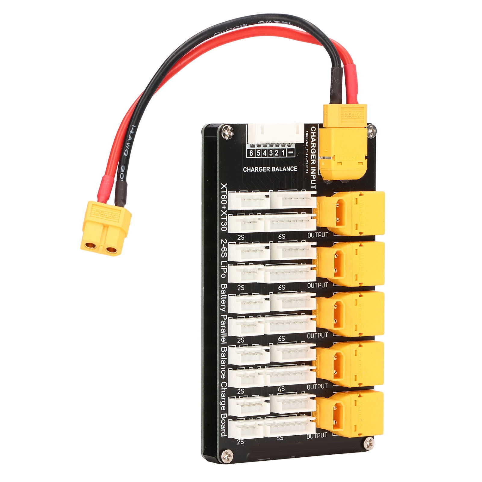 LiPo Battery Charging Board, Balanced 20AWG?output Cable Battery?Parallel Charging Board For 2
