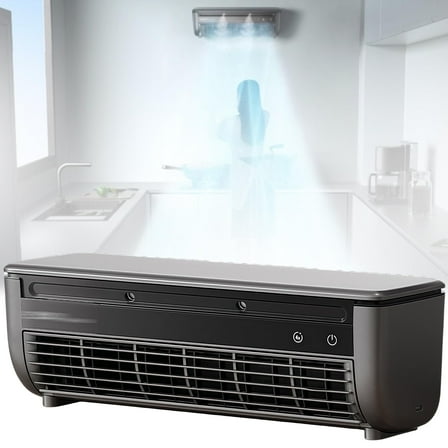 LiTUshi 10,000 btu Through the Wall Air Conditioner, 115V, Cools up to 450 Sq. Ft. for Living Room, Bedroom, Kitchen with Remote Control, Quiet, White