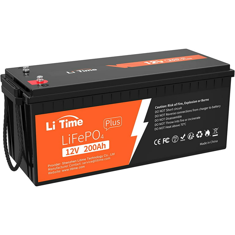 set of 2 LiFePO4 batteries with 12 V, 150 Ah / 1,920 Wh, BMS