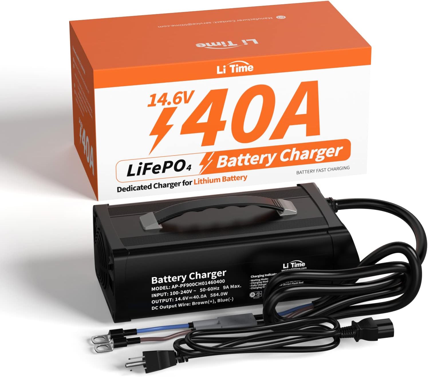 LiTime 14 6V 40A Lithium Battery Charger Special For 12V LiFePO4 LiTime 14 6V 40A Lithium Battery Charger Special For 12V LiFePO4