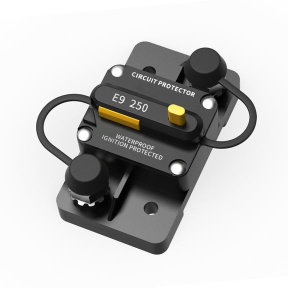 LiTime 250A Switchable Circuit Breaker for LiFePO4 Batteries Easy to Install and Operate for Automotive, Marine, and Solar Applications, Designed for Wide Compatibility