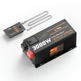 thumbnail image 1 of LiTime 3000W Pure Sine Wave Inverter Charger, 12V DC to 120V AC Inverter w/LCD Remote Panel, 5A to 45A Adjustable Charging Current, Surge 9000W Inverter for UPS, RV, Home, Boat, 1 of 10