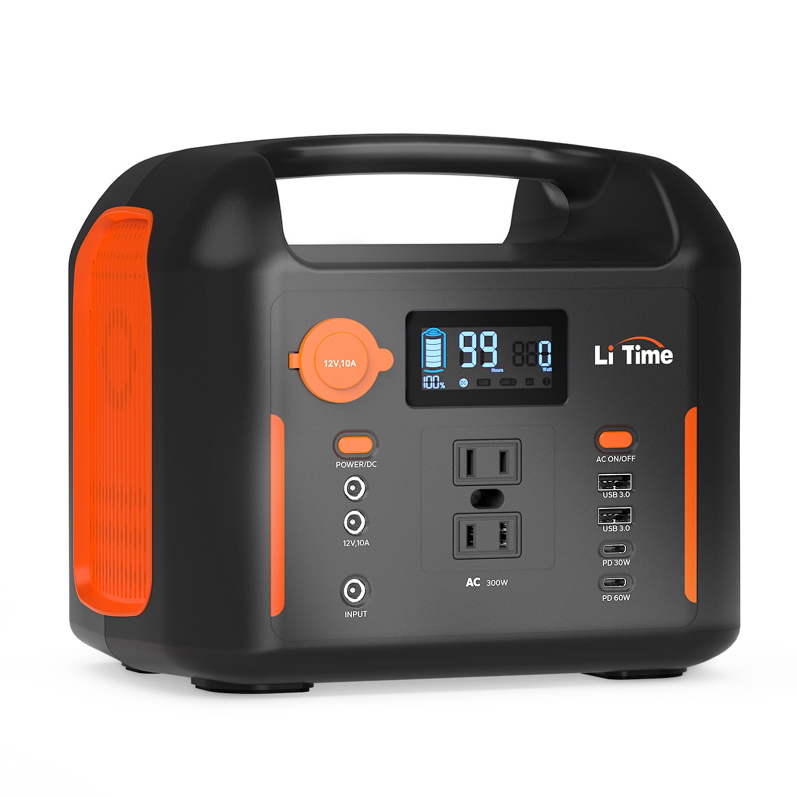 IDEAPLAY 2200W Portable Power Station - 2000Wh Solar Generator - with 6  110V/2200W AC Outlets