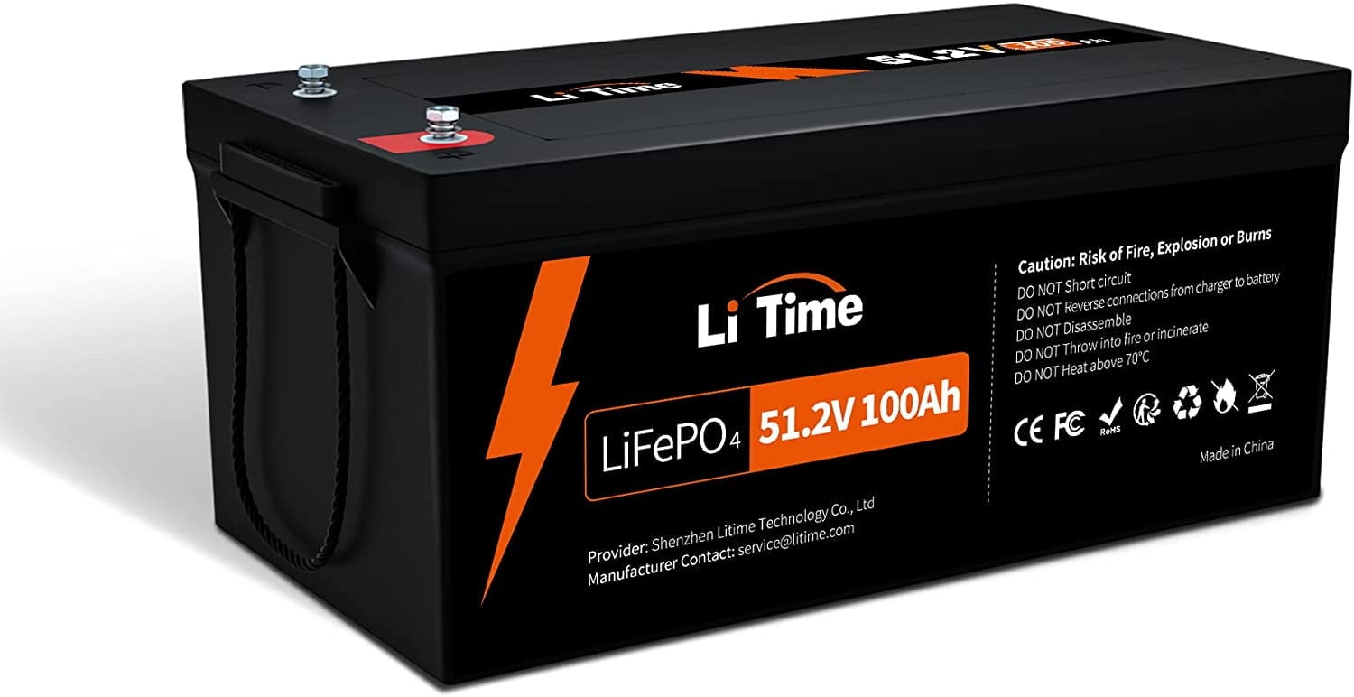 Power Queen 12V 200Ah LiFePO4 Battery With Built-in 100A BMS, 2560Wh - Foto 11