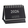 thumbnail image 1 of LiUMX 2026 Mini Desktop Calendar | July 2025-December 2026 | Vertical Flip-Up Design with Notepad | Cute Fresh English Version | 3.66x2.95x2.55in, 1 of 2