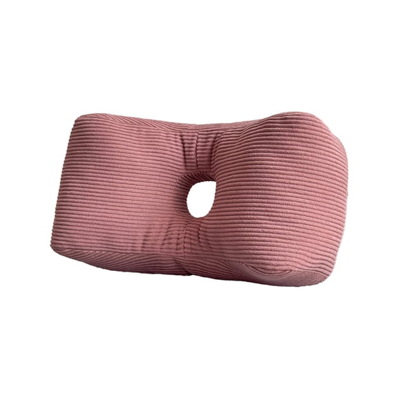 LiUMX 40x22x16cm Lumbar Cushion Pillow, Thickened Corduroy Office Chair Support for Home & Car, Relieves Back Pain from Long Sitting, Polyester with Washable Cover, Multiple Colors