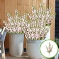 thumbnail image 1 of LiUMX 53cm Realistic Morning Glorys Artificial Flowers, Plastic Faux Floral Bouquet with Green Leaves for Indoor/Outdoor Home Garden Decor, 1 of 5