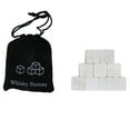 thumbnail image 1 of LiUMX 9-Piece Whiskey Stones Gift Set with Velvet Pouch, Reusable Soapstone for Drinks, No Dilution, Freezer Safe, 1 of 4