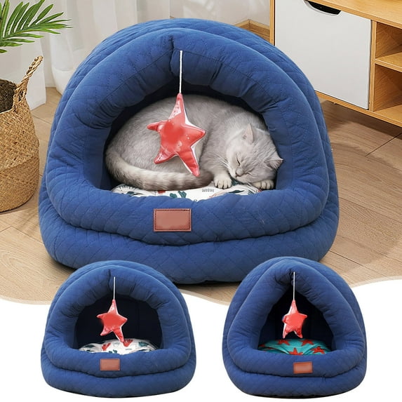 LiUMX All-Season Thickened Fleece Pet Bed 40x40cm for Cats and Small Dogs – Winter Warmth Sleeping Mat with Soft Thermal Padding for Indoor Use