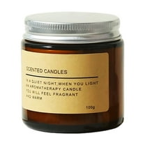 LiUMX Aromatherapy Soy Wax Candle | Sandalwood & Lemon Scent | 218g Natural Home Fragrances Candle for Men & Women | Relaxing Strong Scented Candle Gift