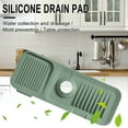 thumbnail image 1 of LiUMX Faucet Drip Mat | Silicone Splash Guard Pad for Kitchen & Bathroom Sinks | Thickened Anti-Skid Shelf Design | 14x37cm Universal Fit | 1-Pack, 1 of 5