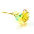 thumbnail image 1 of LiUMX Gold Foil Plastic Rose Ornament, Handcrafted Golden Artificial Flower with Gift Box for Valentine's Day, Birthday & Romantic Anniversary Gifts, 1 of 1